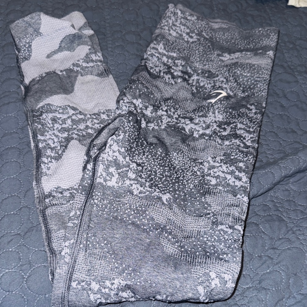 Gymshark Gray Camo Leggings